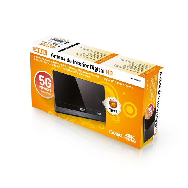 ANTENA SOBNA DVB-T2 48dB 5G LTE AXIL