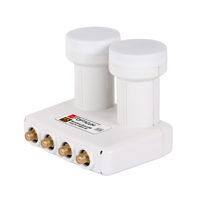 LNB MONOBLOCK DOUBLE 6st QUAD OPTICUM