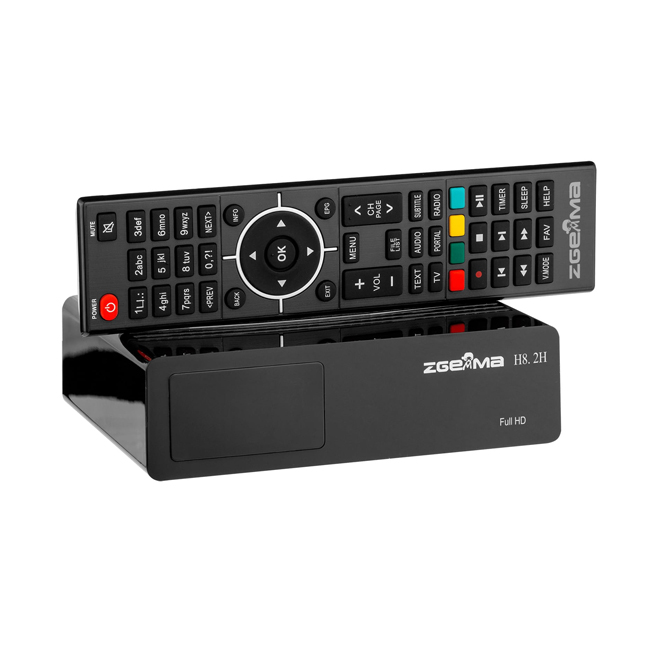 RISIVER DVB-S2X/T2/C H.265 COMBO ZGEMMA H8.2H
