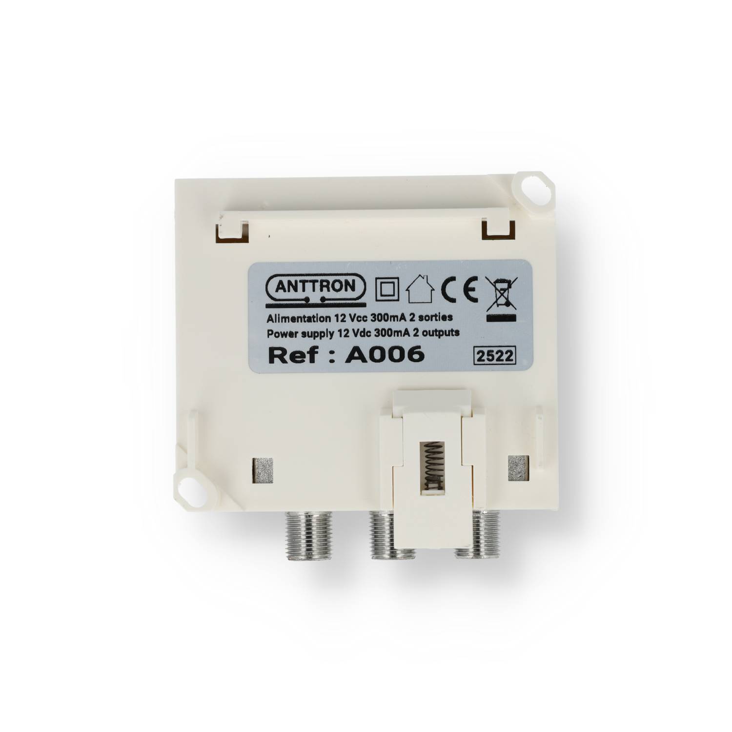 ISPRAVLJAČ ANTENSKI 12V 300mA 2IZL ANTTRON